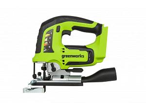 Лобзик аккумуляторный Greenworks (24V, бесщеточный без АКБ и ЗУ), арт.3601407