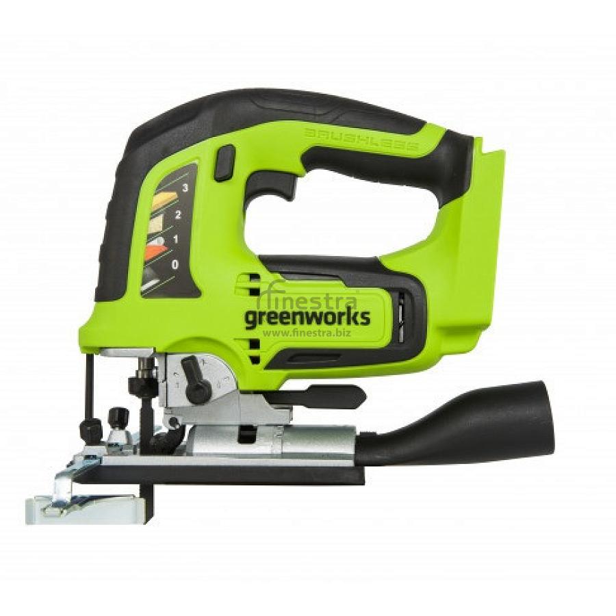 Лобзик аккумуляторный Greenworks (24V, бесщеточный без АКБ и ЗУ), арт.3601407