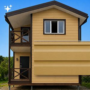 Docke ПРЕМИУМ Сайдинг D4.5D 3600х232мм 0.84м2  — Карамель