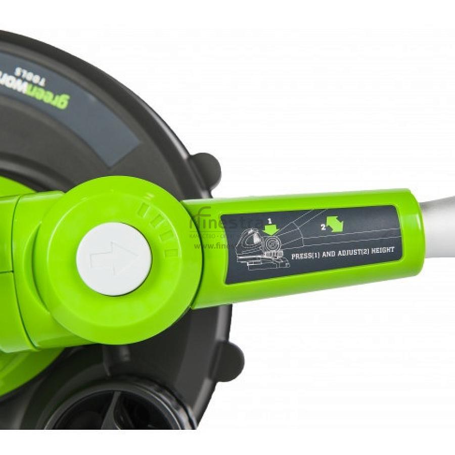 Триммер электрический Greenworks Deluxe (500 Вт, 30 см), арт.21277