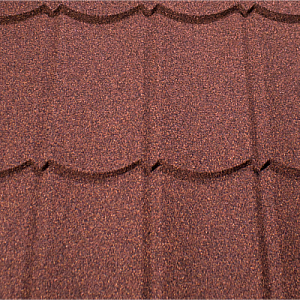 Купить Композитная черепица RUFUS (Classic Lienbova Tile) 1500x860x0.4мм Красный (2252) в Иркутске