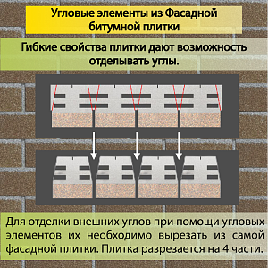 Купить Фасадная битумная плитка Docke PREMIUM BRICK  2 м2/уп Бежевый в Чите