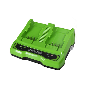Устройство зарядное для 2-х аккумуляторов Greenworks (24V, 2A), арт.2931907