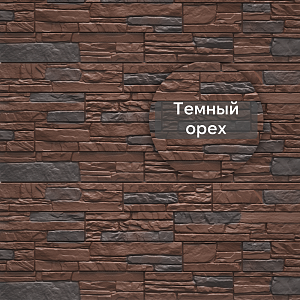 Панель Docke ПРЕМИУМ ШТАЙН 1196х426мм 0.44м2  — Темный орех