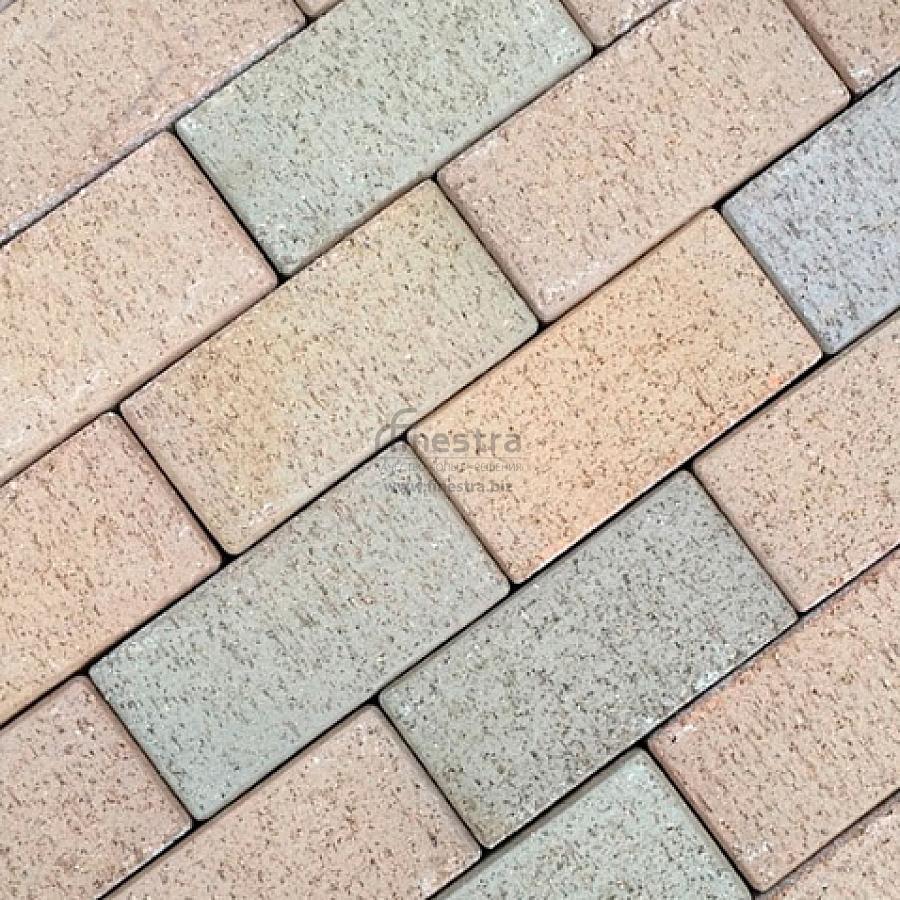 Тротуарный кирпич Feldhaus Klinker SKF 200x100x40 48шт/м2