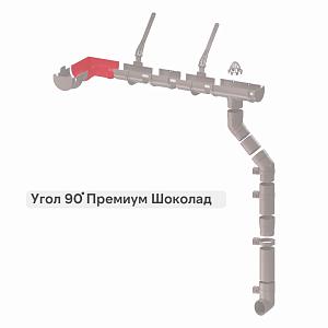Docke ПРЕМИУМ Угловой элемент 90  — Шоколад