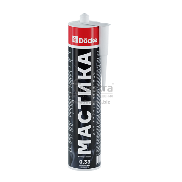 Мастика Docke для гибкой черепицы, туба 0,29л (0,33кг)