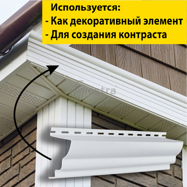 Галтель Ю-Пласт Decor 3000х65мм