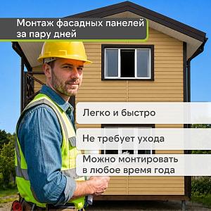 Docke ПРЕМИУМ Сайдинг D4.5D 3600х232мм 0.84м2  — Карамель