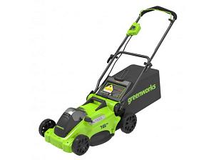 Газонокосилка аккумуляторная Greenworks (40V, бесщеточная, 41 см, без АКБ и ЗУ), арт.2517907