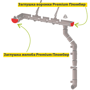 Купить Docke PREMIUM Заглушка желоба Docke PREMIUM Заглушка желоба (шоколад) в Иркутске