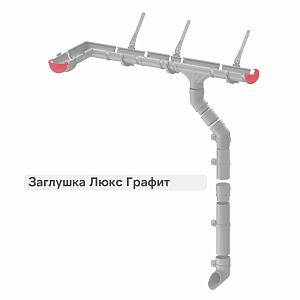 Docke ЛЮКС Заглушка  — Графит