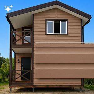 Docke ПРЕМИУМ Сайдинг D4.5D 3600х232мм 0.84м2  — Капучино