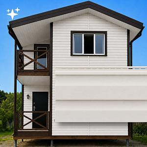 Docke ПРЕМИУМ Сайдинг D4.5D 3600х232мм 0.84м2  — Пломбир