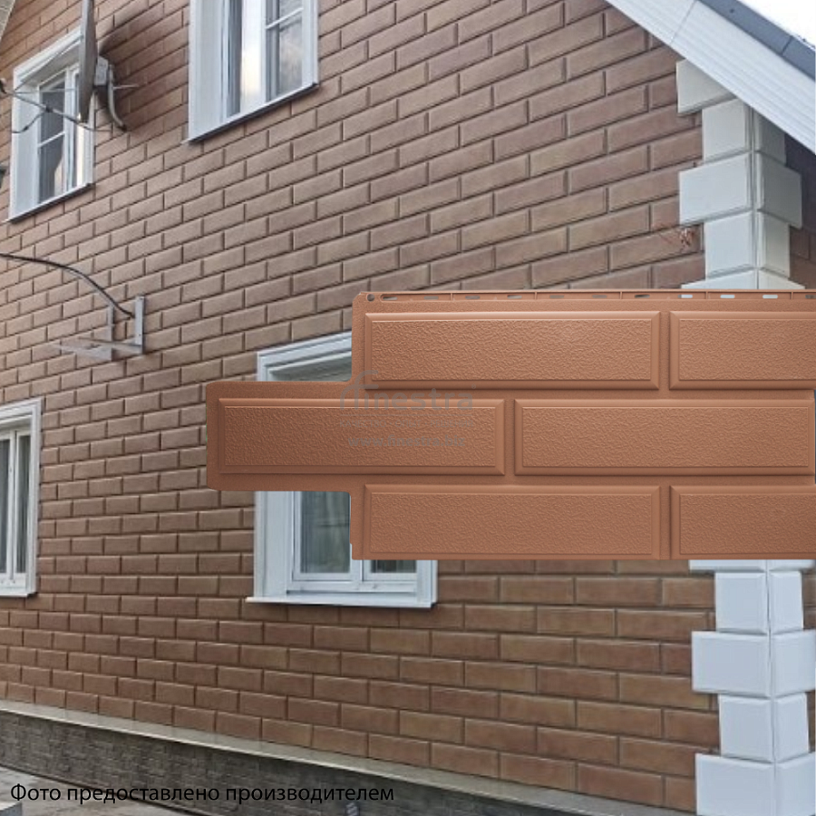 Фасадная панель (венеция) ЭКО Альта-Профиль 1250х450х20мм  0.43м2