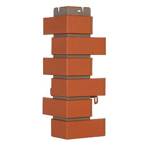 Купить Наружный угол (кирпич клинкерный) Альта-Профиль 450х160мм Красный в Чите