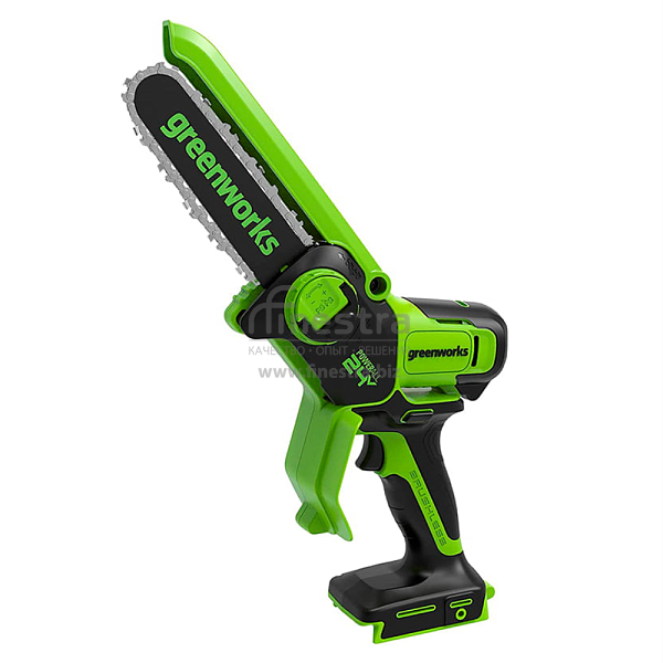 Пила мини цепная аккумуляторная Greenworks (24V, 15см, бесщеточная, без АКБ и ЗУ), арт.2008707