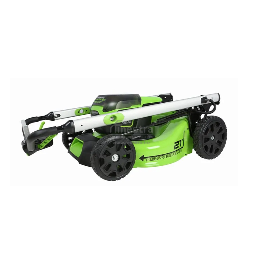 Газонокосилка самоходная аккум. Greenworks (60V, бесщеточная, 51 см, без АКБ и ЗУ), арт.2514307