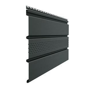 Купить Docke STANDARD Софит с центральной перфорацией 3000х305мм 0.92м2 Графит в Иркутске