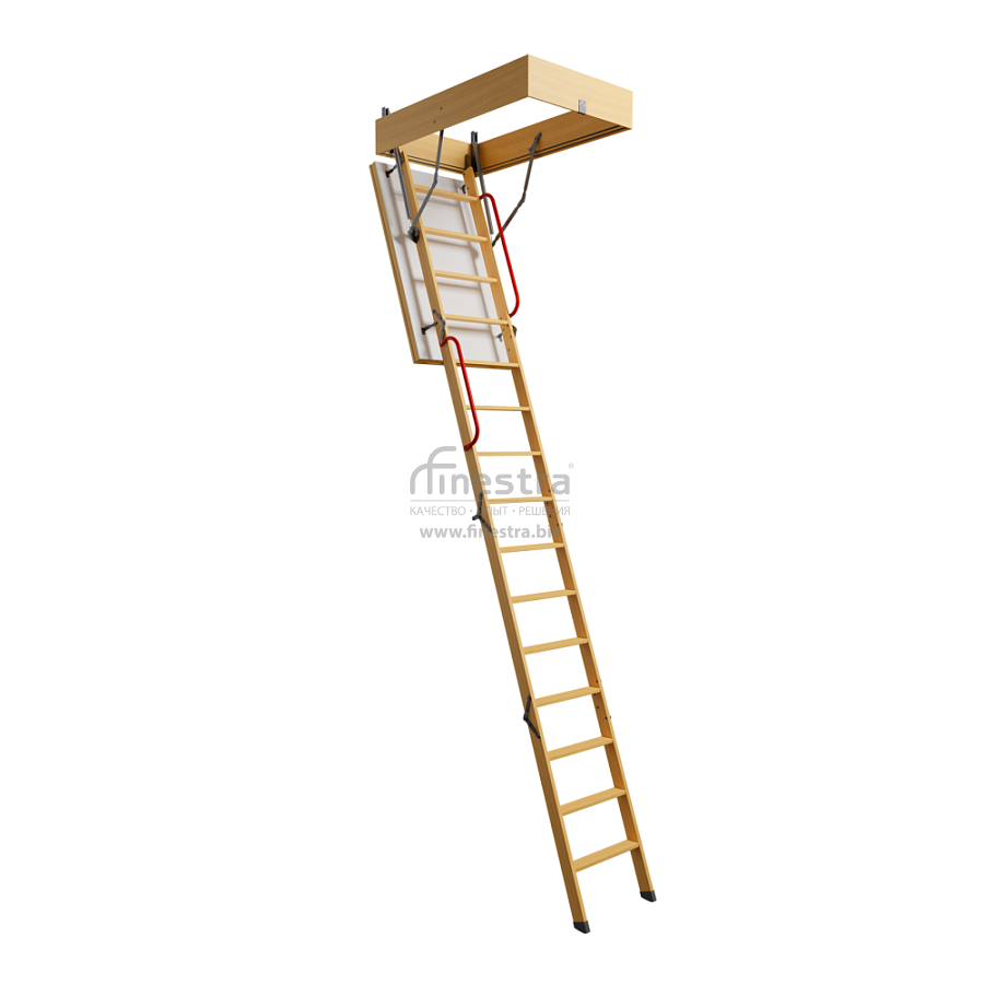 Чердачная лестница Docke PREMIUM TERMO LONG 70х120х363см