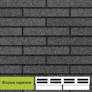 Купить Фасадная битумная плитка Docke PREMIUM KLINKER  2 м2/уп Серый в Иркутске