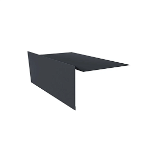 Торцевая планка 2500х104/25/70/10x0.45мм Finestra Ultra  — Графитово-серый RAL7024 Matt