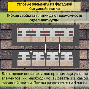 Купить Фасадная битумная плитка Docke PREMIUM BRICK  2 м2/уп Вагаси в Чите