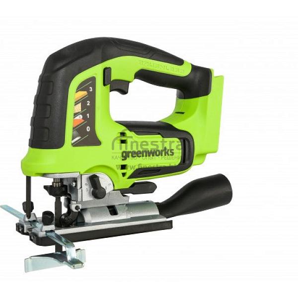 Лобзик аккумуляторный Greenworks (24V, бесщеточный без АКБ и ЗУ), арт.3601407