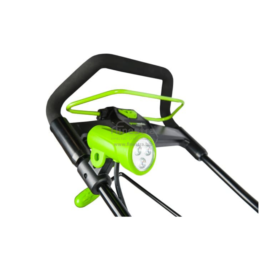 Снегоуборщик аккумуляторный Greenworks (40V, 51 см, бесщеточный, с 1хАКБ 5 Ач и ЗУ) арт.2600007UG