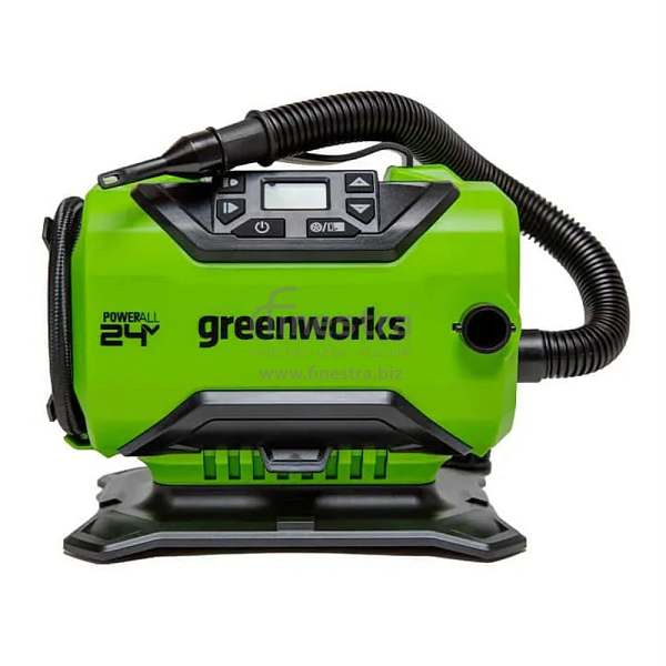 Компрессор автомобильный аккумуляторный Greenworks (24V, без АКБ и ЗУ), арт.3400807